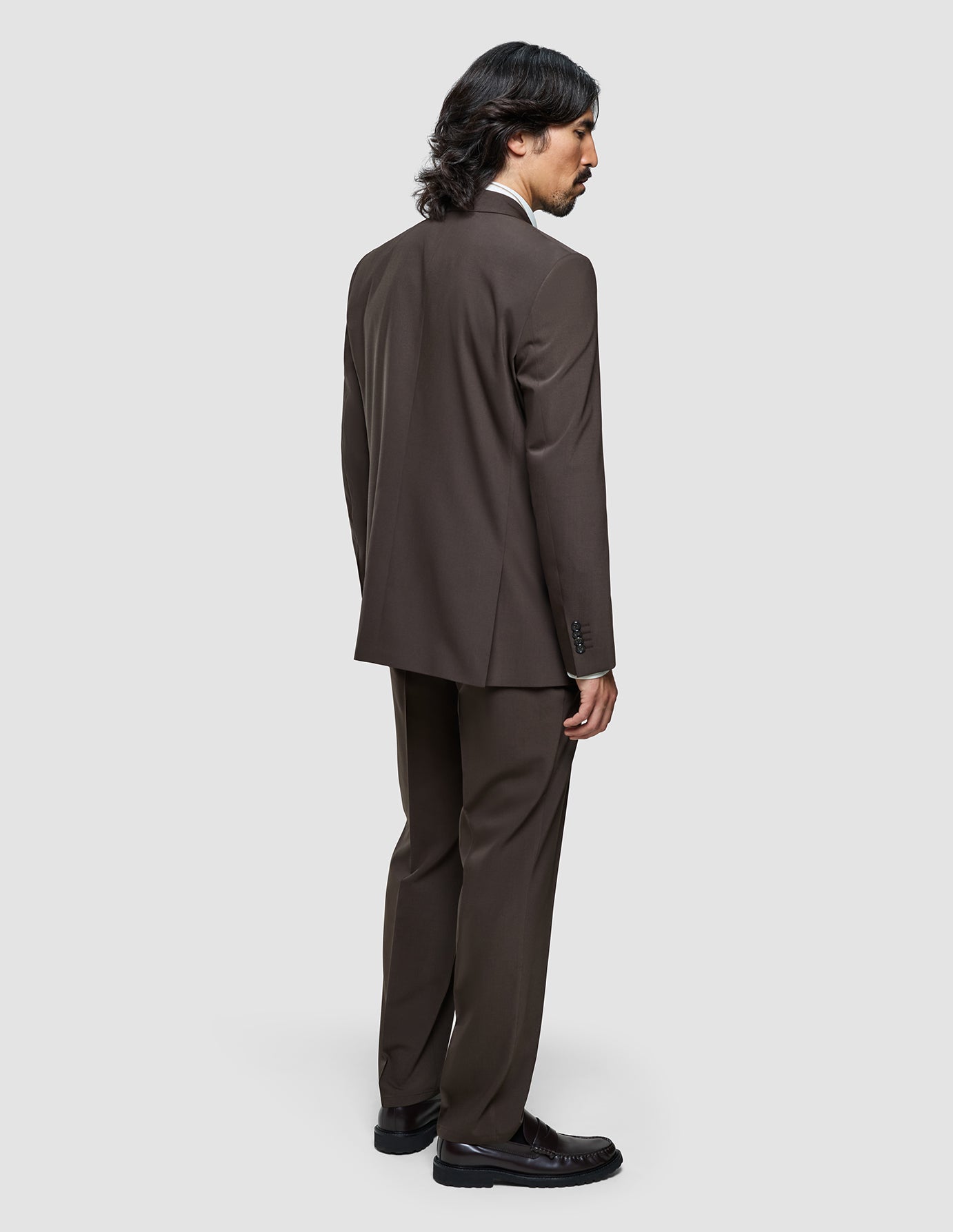 Tech Wool Suit Cocoa Brown